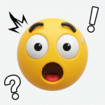 Förvånad emoji